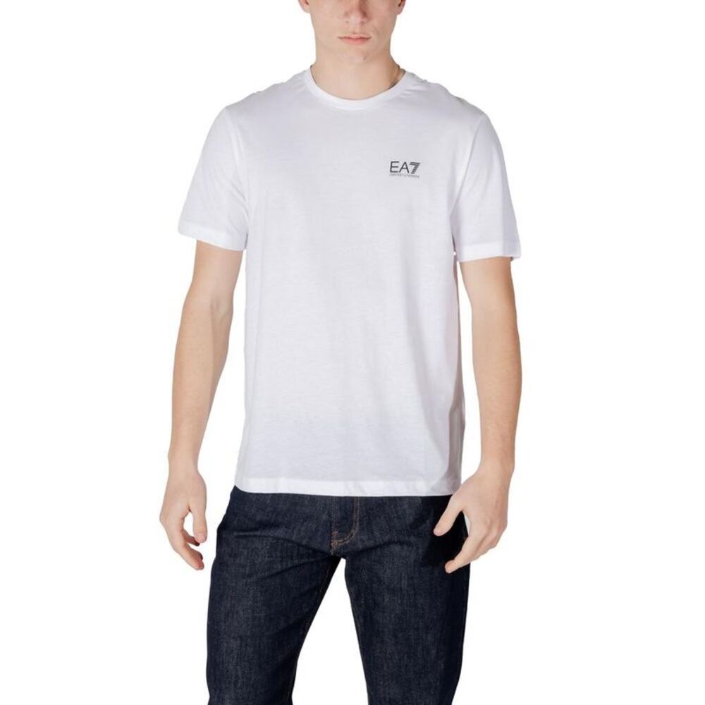 Ea7 TShirt Short Sleeve Crew Neck Men white Shirts
